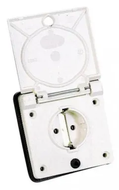 Enchufes 230 V y Schuko: Enchufe hembra Schuko, Exterior