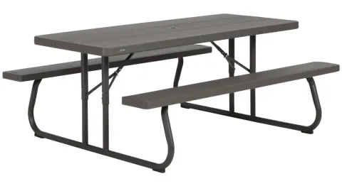 Mesa picnic plegable 8 personas LIFETIME | Distria.com