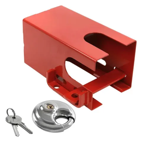 Candado antirobo para caravanas 110x110mm con candado de disco PM ProPlus