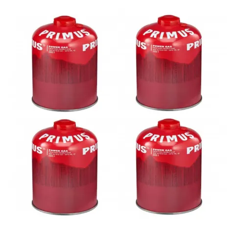 Pack 4 Primus PowerGas 450 g – Cartucho de gas