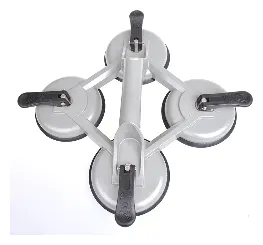 Ventosa de aluminio con 4 ventosas