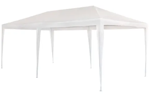 Cenador desmontable jardín extragrande 600x300x255 cm blanco Aktive