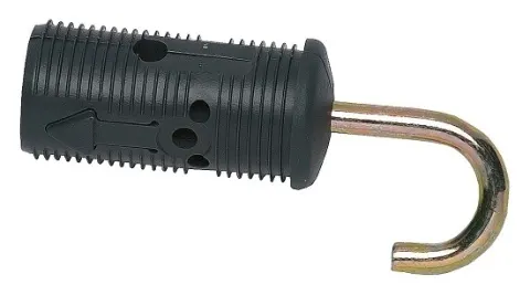 Tapón para tubo en forma de gancho 25mm