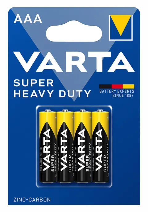 Varta Superlife AAA, 4 pilas