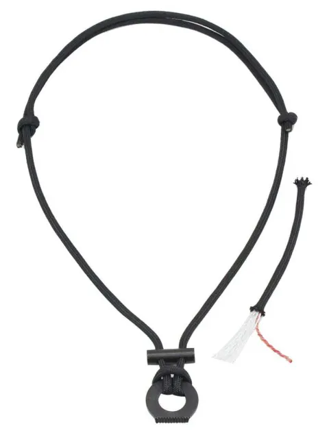 PSKOOK Fire starter necklace negro – Collar paracord con ferrocerio
