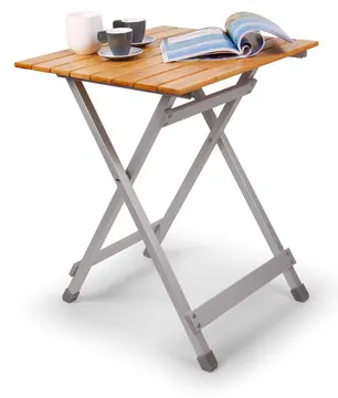Mesa plegable SINGLE bambú 50x50x60 cm