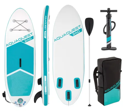 Tabla paddle surf hinchable c/mochila, hinchador y remo ajustable 8' INTEX