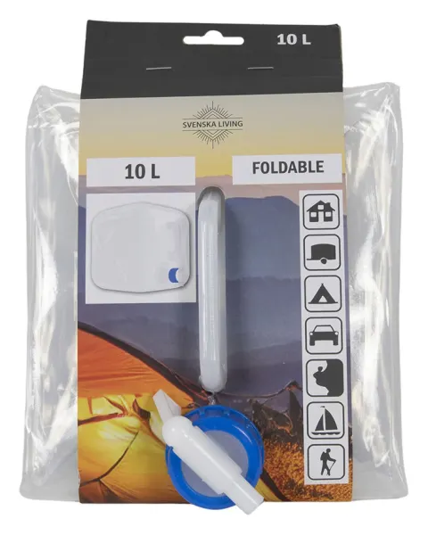 Svenska Living garrafa plegable de agua de 10 litros