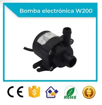 Bomba de agua silenciosa superior 12V para climatizador Neil.