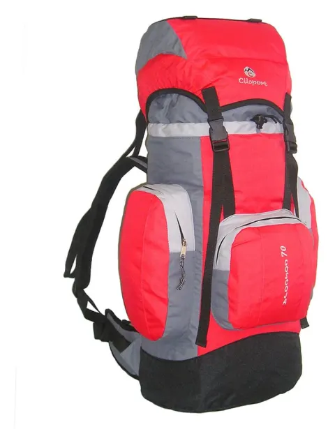 Mochila de trekking Clisport COSCOJA 70L roja