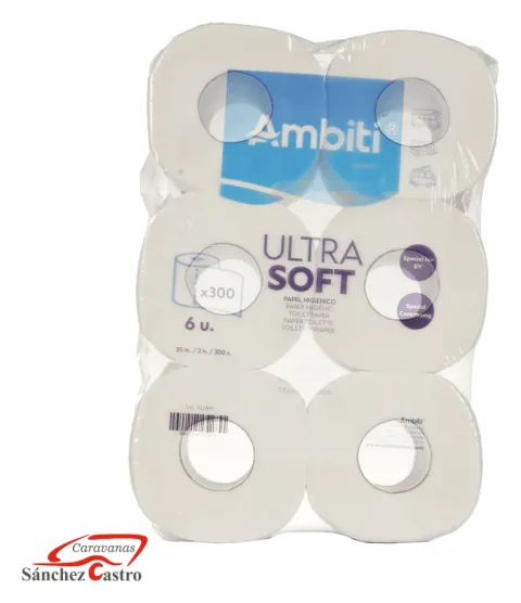 Papel WC Soft Ambiti Pack 6