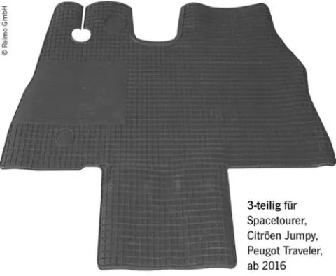Alfombra del conductor Citroen Jumpy/Spacetourer, viajero
