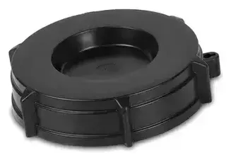 Tapa de repuesto con junta para depósito de agua universal de 60L color Negra