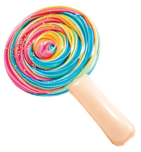 Colchoneta hinchable INTEX c/forma de piruleta