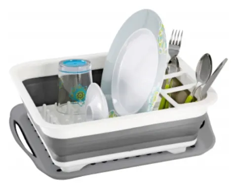 Escurridor plegable Brunner con cubertero Dropper Foldaway