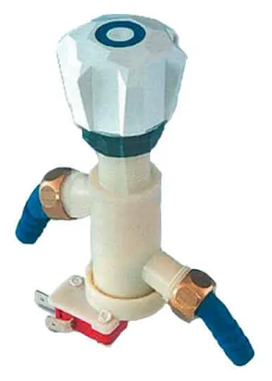 Grifo para caravana agua fria, bajo mesa con contactor 12v