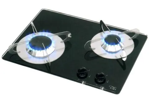Cocina Can 2 fuegos en cristal