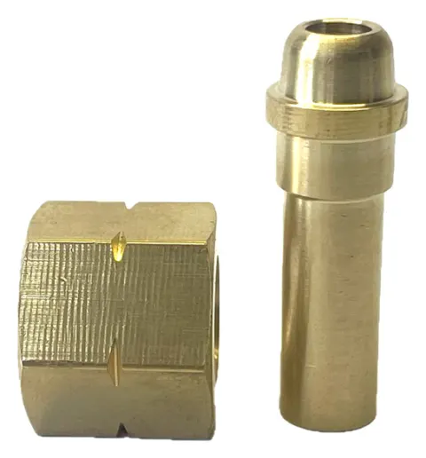 Acoplamiento Obelink de 8 mm liso x 1/4L giratorio