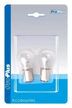 Lámpara de coche 12V 21/4W BAZ15d 2 piezas