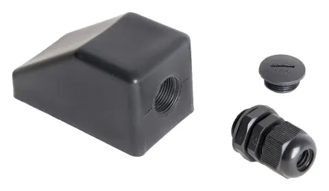 Obelink pasacables sencillo – Negro