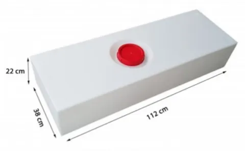 Deposito aguas limpias 93 L – 22 x 38 x 112 cm