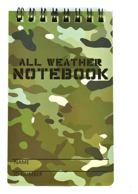 Pack 2 North Star Camo all weather notebook – Bloc de notas waterproof impermeable