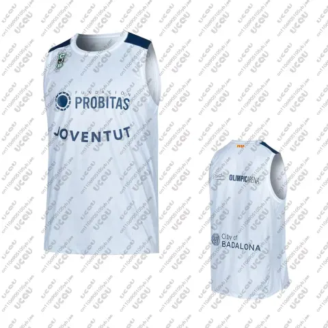 Camiseta Deportiva Informal A-ACB 2026 para Hombre, Niño, Chaleco Deportivo, Sudadera, Camiseta de Baloncesto J-Joventut, Equipación Local y Visitante