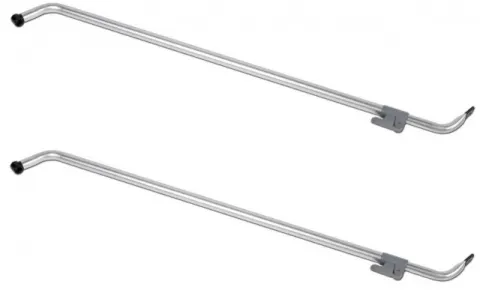 TUBO PARAVIENTOS ALUMINIO PACK 2 · Ref. 0301126