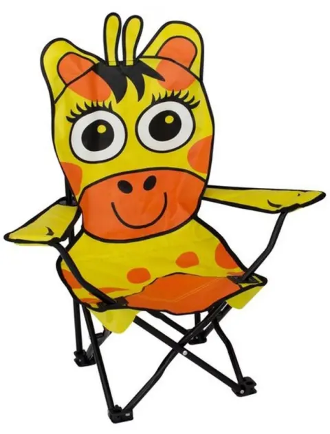 Silla plegable infantil con diseño de Jirafa Eurotrail