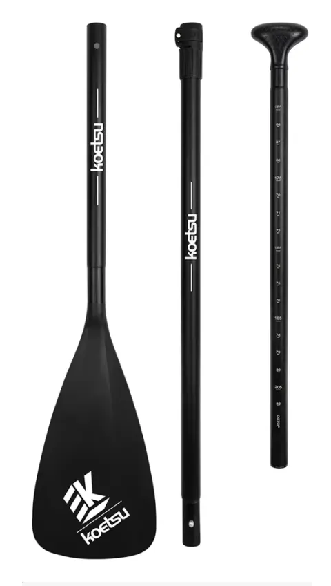 Remo desmontable de aleación de aluminio para canoa y kayak, remo de SUP de longitud ajustable, 3 piezas