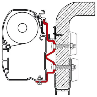 Adaptador F1/ F45i/ F45il Hymer Camp
