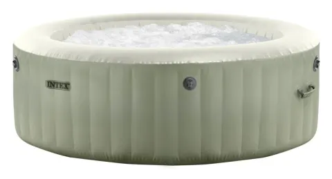 Spa hinchable 4 personas bubble massage verde oliva