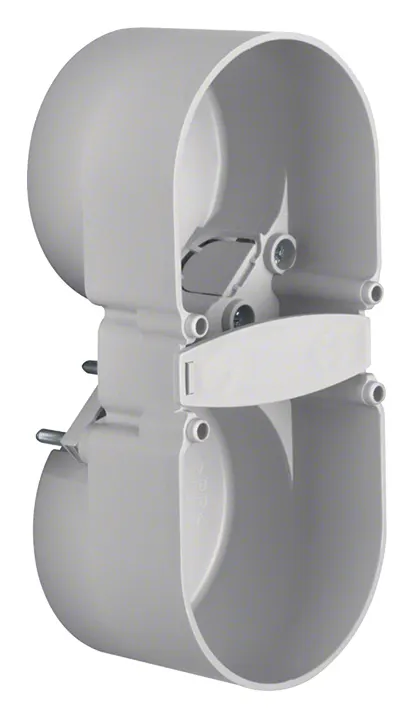 Caja empotrable Berker integro de 2 V profundidad 37 mm – gris