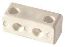 Escuadra anclaje blanca rectangular para mueble de caravana