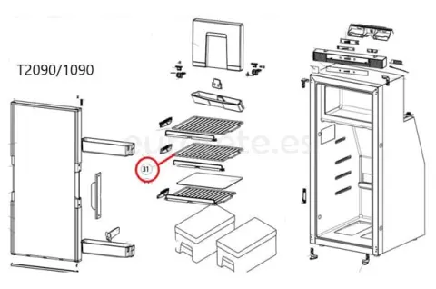 Estante Thetford T2090/T1090 grande