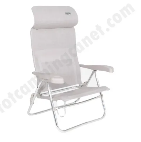 Silla Playa con Cabezal Beig