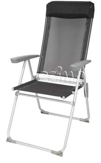 Silla plegable y ajustable en 5 posiciones