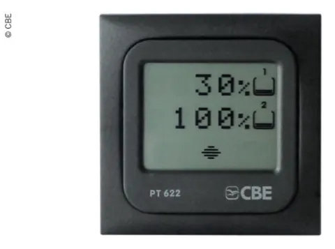 Panel de Control Aguas Digital Cbe PT622