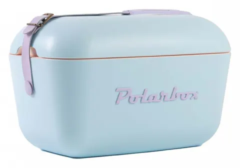 Polarbox Pop 12L celeste – Nevera portátil retro vintage
