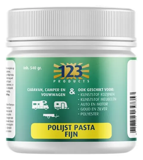 123 Products pasta fina de pulir – 450 gram