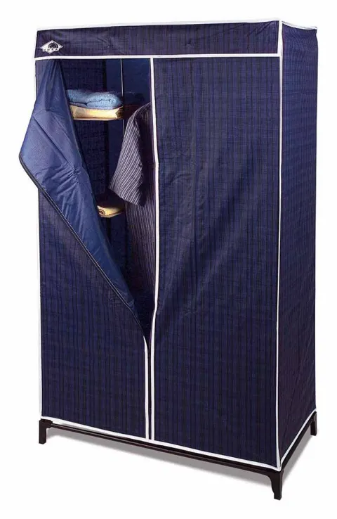 Hosa W Pvc 3 Estantes Ropero – Armario de camping desmontable