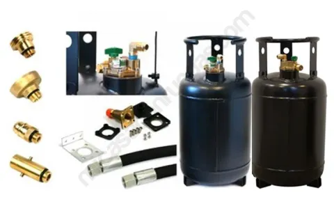 Kit doble GLP de acero para autocaravana 2 x 30 litros