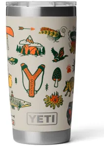Yeti Rambler 20 Oz vaso térmico MS Seizoenskleur Cape verano Camp 591 ml