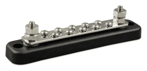 Busbar 150a 2p With 10 Screws + Cover