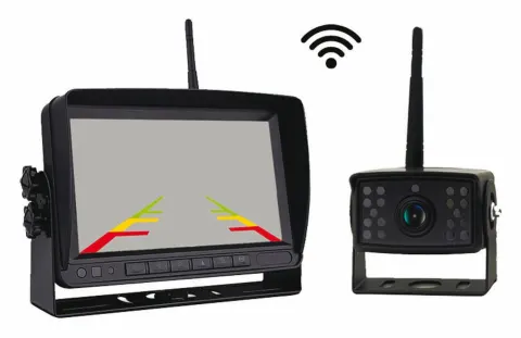 Kit de pantalla inalámbrica + cámara de marcha atrás AGURI