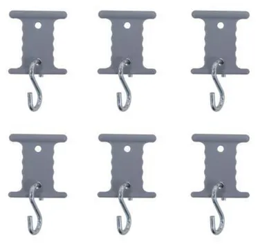 Percha de toldo 6 piezas