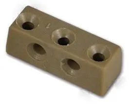 Fijación rectangular marrón para muebles