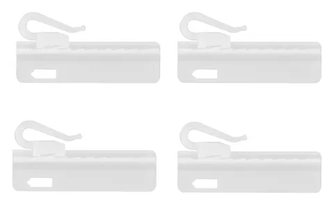 Ganchos para cortinas kit de 4 piezas