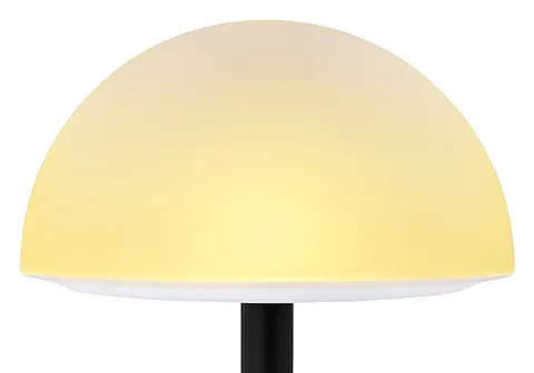 Grundig luces solares de suelo semiesféricas – 5 unidades