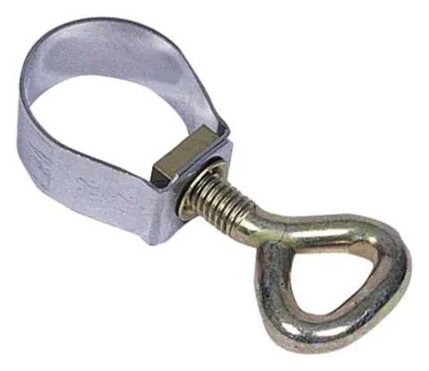 Abrazadera de tubo con tornillo 21-23mm 5 uds.